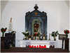 Campo de San Roque - Camino Primitivo de Santiago  - Tineo - Asturias - interior de Capilla de San Roque - siglo XIII..