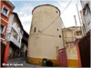 Torre circular construída en la parte trasera de la Casa Palacio de los García de Tineo - Camino de Santiago - SIGLO XV